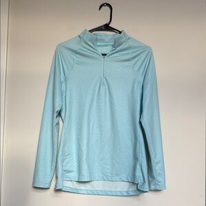 Peter Millar Perth 1/4 Zip Women’s Top – Size M (Blue Geo)